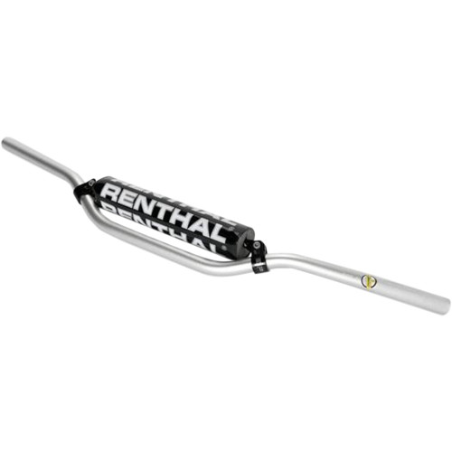Renthal Handlebar - 7/8" - 790 - Cr Low - Silver 790-02-Si-01-185 Renthal Handlebar - 7/8" - 790 - Cr Low - Silver 790-02-Si-01-185
