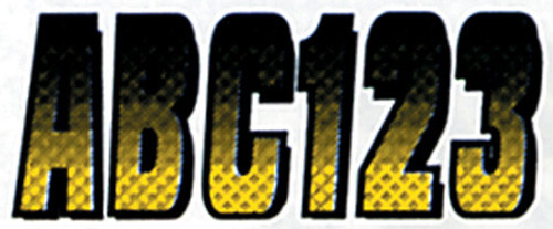 Hardline Products Yebkg300 3" Carbon Fiber Kits / Yellow - Black