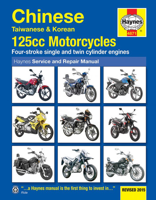 Haynes Manuals M4871 Chinese, Taiwanese & Korean 125Cc Motorcycles, '05-'15