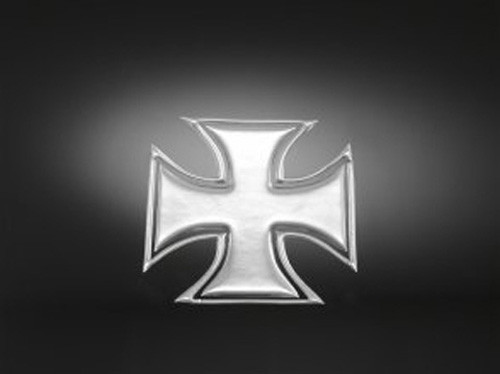 Highway Hawk Hh-51-39952 3-D Sticker Gothic Cross 10Cm Set