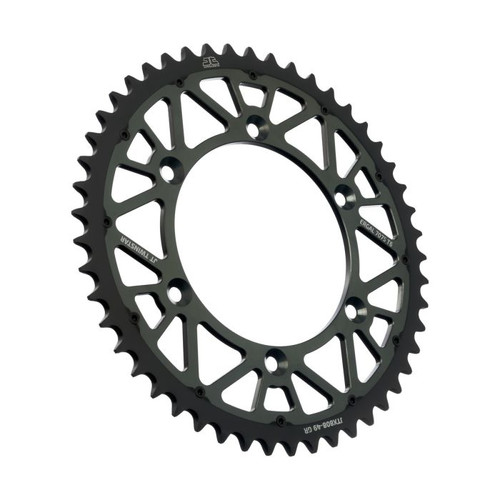 Jt Chain And Sprockets Jtx808.49Gr Twinstar Sprocket Gray 49-Tooth