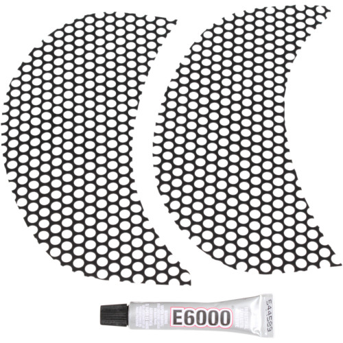 Klock Werks Fairing Vent Screen - Round Kws-01-0368-B Klock Werks Fairing Vent Screen - Round Kws-01-0368-B