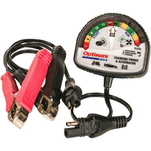 Tecmate Battery Charging System/Alternator Tester - Pocket - Battery Clip/12V Ts-121 Tecmate Battery Charging System/Alternator Tester - Pocket - Battery Clip/12V Ts-121