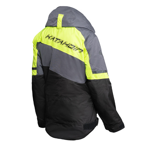 Katahdin Gear 84410302 Katahdin Gear Recon Jacket Womens, Black/Grey/Hi-Viz - Small