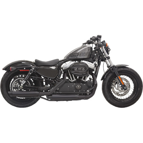 Bassani Xhaust 1X27Sbb Mufflr Bk/Bk Slsh 14-19Xl