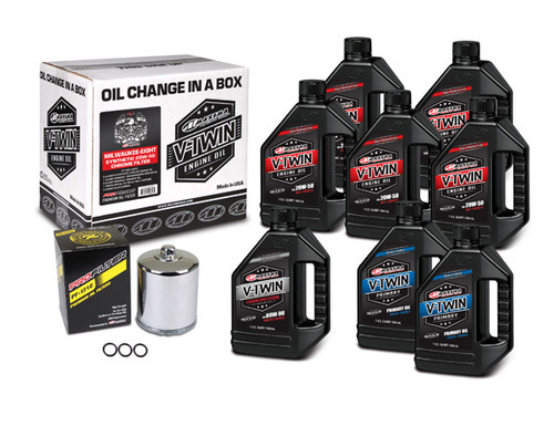 Maxima Lubricants 90-129018Pc Milwaukee 8 V-Twin Oil Change Kit - Chrome