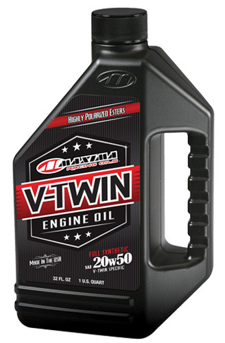 Maxima Lubricants 30-11901 V-Twin Full Synthetic 20W50 32Oz