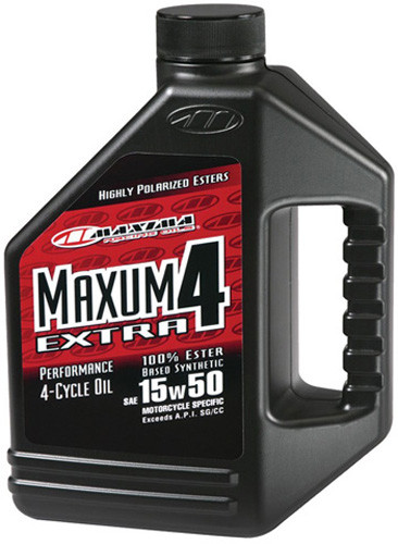 Maxima Lubricants 329128 Extra 15W50 100% Synthetic Maxum4 Series (128 Oz)