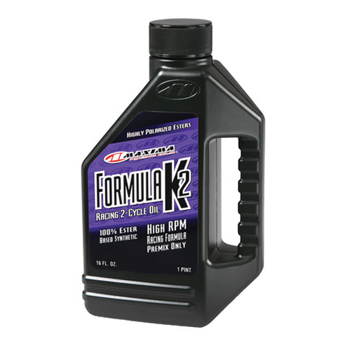 Maxima Lubricants 22916 Formula K2 100% Synthetic Racing Premix (16 Oz)
