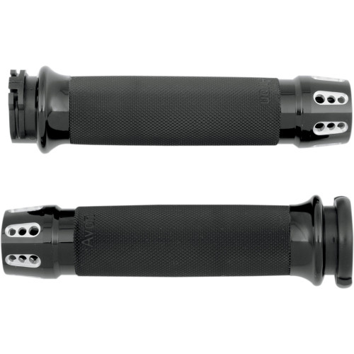 Avon Grips Grips - Gatlin - Custom - Black Cc-86-Ano-Gat Avon Grips Grips - Gatlin - Custom - Black Cc-86-Ano-Gat