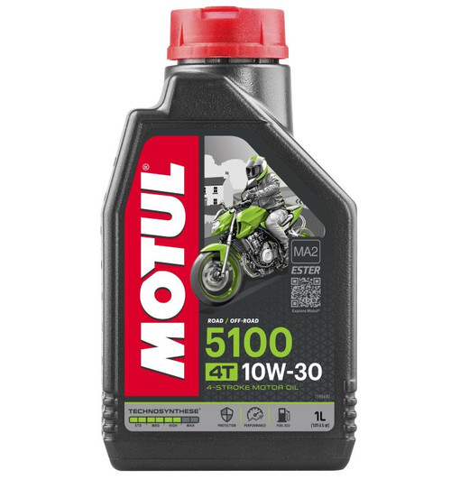 Motul Lubricants 104062 Motul - 5100 10W30 4T, 1 Liter