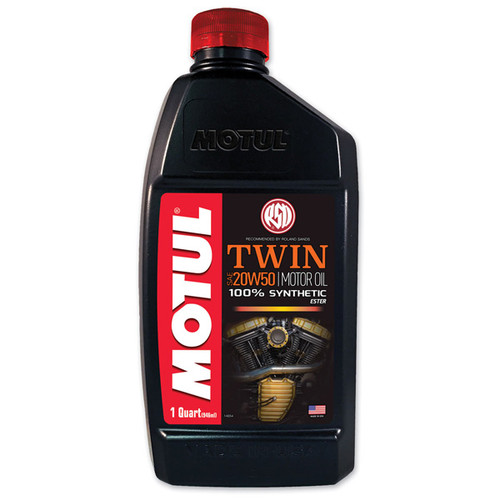 Motul Lubricants 108061 Motul - Twin 4T 20W50 100% Synth, 1 Quart