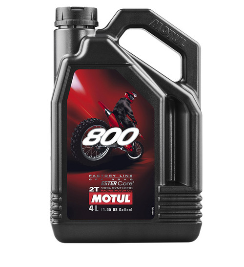 Motul Lubricants 104039 Motul - 800 2T Fl Off Road, 4 Liter