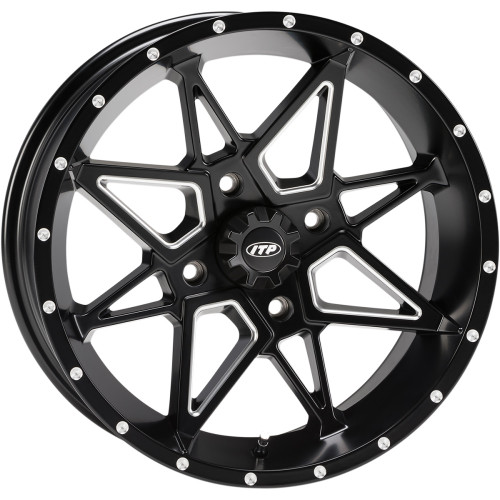 Itp Wheel - Tornado - Front/Rear - Black - 15X7 - 4/110 - 5+2 1521956727B Itp Wheel - Tornado - Front/Rear - Black - 15X7 - 4/110 - 5+2 1521956727B