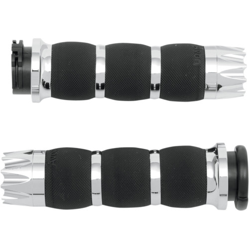 Avon Grips Grips - Excalibur - Air Cushioned - Chrome Air-90-Ex Avon Grips Grips - Excalibur - Air Cushioned - Chrome Air-90-Ex