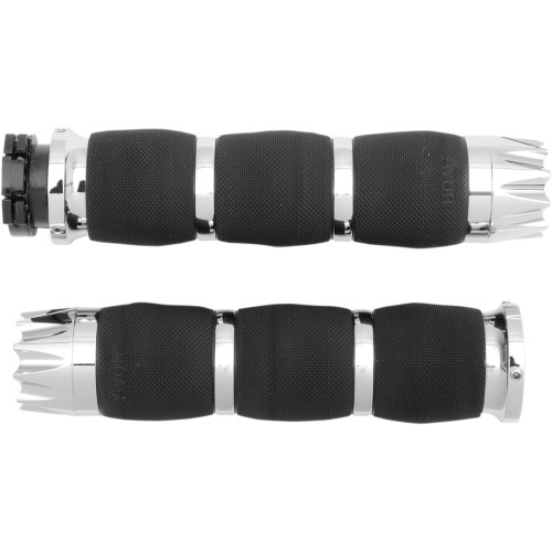 Avon Grips Grips - Excalibur - Air Cushioned - Chrome Mt-Air-90-Ch-Ex Avon Grips Grips - Excalibur - Air Cushioned - Chrome Mt-Air-90-Ch-Ex
