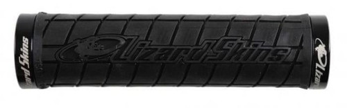 Oury Grips Lolds010 Dual-Clamp Lock-On Logo - Black