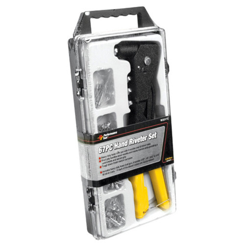 Performance Tool W2017C 61 Pc Hand Riveter Set