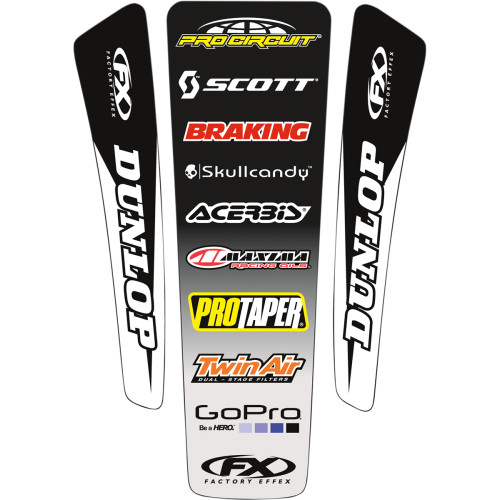 Factory Effex 16-32020 Decal R Fndr Fx Uni 2