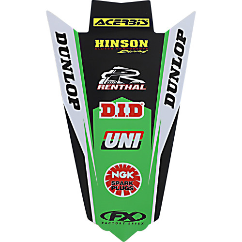 Factory Effex Rear Fender Graphic - Kx 250F/450F 22-32138 Factory Effex Rear Fender Graphic - Kx 250F/450F 22-32138