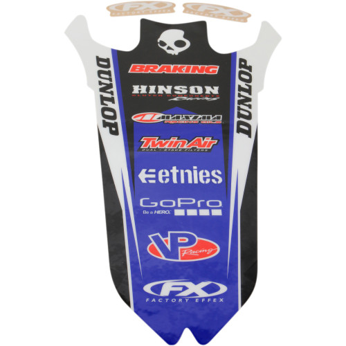 Factory Effex Rear Fender Graphic - Yz 125/250 17-32216 Factory Effex Rear Fender Graphic - Yz 125/250 17-32216