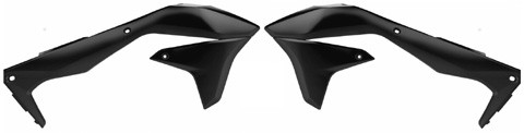 Polisport Polisport Radiator Scoops Kawasaki Black 8418300003