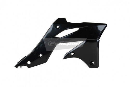 Polisport 8416900003 Radiator Scoops Kx250F Black