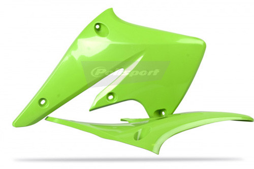 Polisport 8410500007 Radiator Scoops Kx250F Oem Color Green 05
