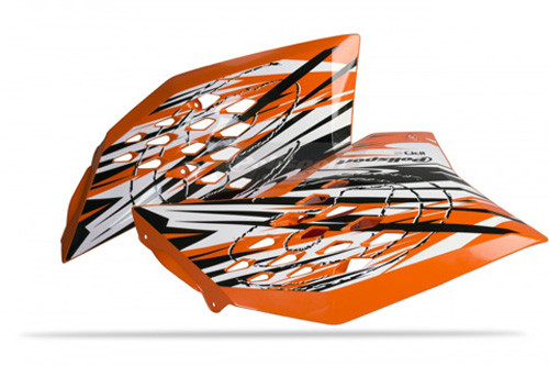 Polisport 8428200015 Radiator Scoops Ktm 125/250 Sx Ipd Orange Ktm