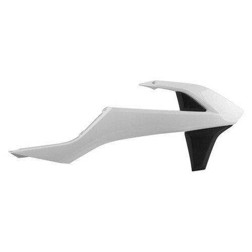 Polisport 8417800004 Polisport Radiator Scoops Ktm White Ktm/Black