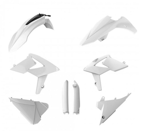 Polisport 91550 Polisport Replica Plastic Kit,Full Kit Beta White