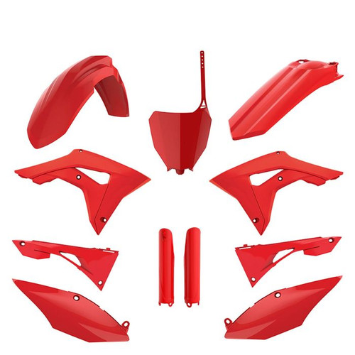 Polisport 91537 Polisport Replica Plastic Kit,Full Kit Honda Red Cr04