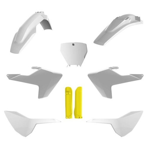 Polisport 91500 Polisport Replica Plastic Kit,Full Kit Husqvarna Oem Color