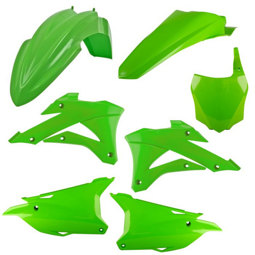 Polisport 91333 Polisport Replica Plastic Kit,Standard Kit Kawasaki Oemcolor