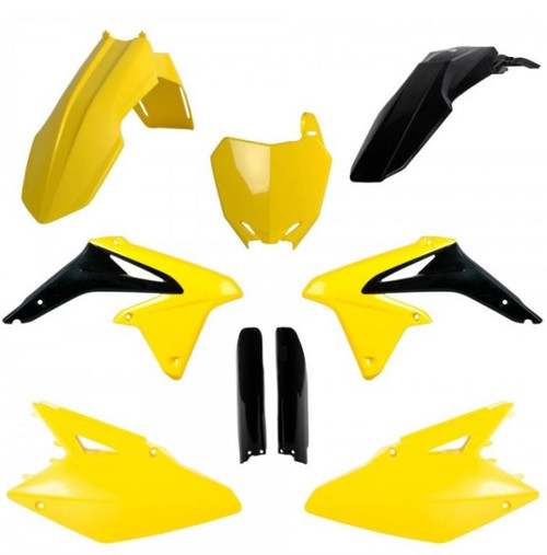 Polisport 91430 Polisport Replica Plastic Kit,Full Kit Suzuki Oem Color 14-16