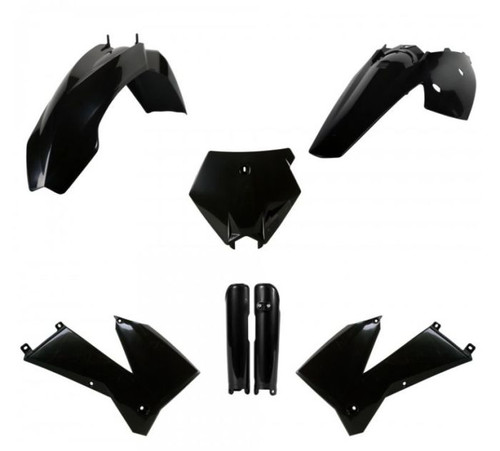 Polisport 91437 Polisport Replica Plastic Kit,Full Kit Ktm Black