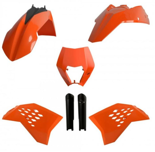 Polisport 91459 Polisport Replica Plastic Kit,Full Kit Ktm Oem Color 10