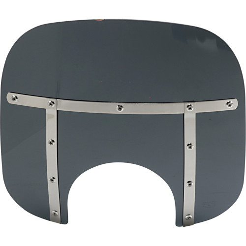 Memphis Shades Fats Windshield - 13" - Headlight - Dark Black Smoke Mem35110 Memphis Shades Fats Windshield - 13" - Headlight - Dark Black Smoke Mem35110