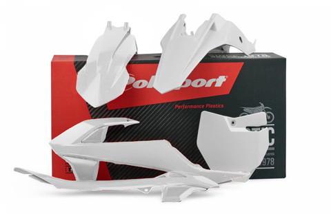 Polisport 90685 Polisport Mx Complete Kit, Ktm, White Ktm