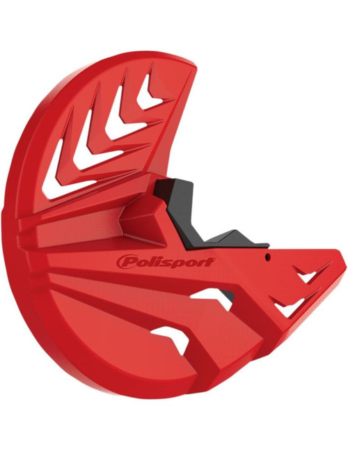 Polisport 8155300003 Polisport Disk & Bottom Fork Protector Red/Black