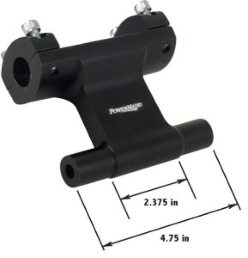 Powermadd 45431 Power Rise 475 2" Tall 7/8" To 1-1/16"