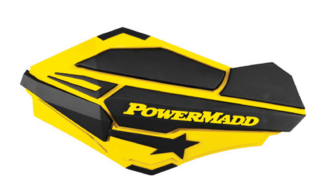 Powermadd 34406 Sentinel Handguards, Suzuki Yellow/Black