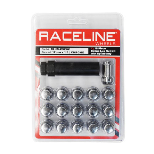 Raceline Wheels 16Pk 12X1.5 Spline Cr Cs Pack Rlug-Cs20C