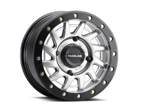 Raceline Wheels A12Sb-57056+38 Raceline Squad Hyper Silver W/ Black Ring 15X7 4X156 +38