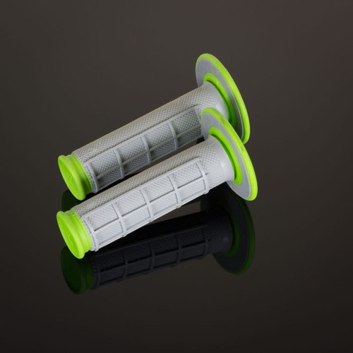 Renthal G191 Renthal Mx Grips Dl Diamond / Waffle Grey / Green