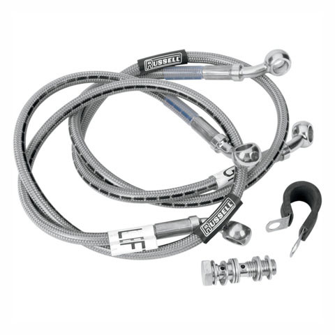 Russell R09356 Honda Front Brake Line Kit 91-94 Cbr600F2 Two-Line Racer