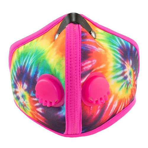 Rz-Mask 25394 M2N Reusable Air Filtration Mask - Tie Dye Pink - Extra Large