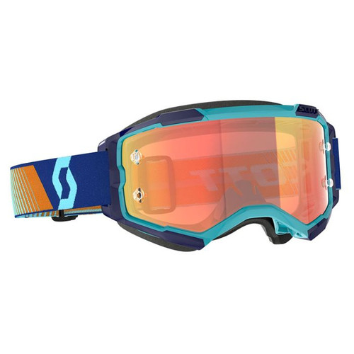 Scott 272828-7436280 Scott Fury Royal Blue/Orange Orange Chrome Works