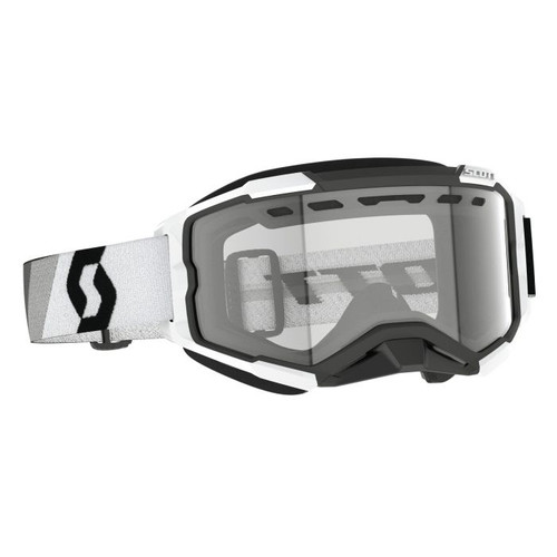 Scott 278605-7702043 Fury Snow Cross Prem Bla/Whi Clear Lens