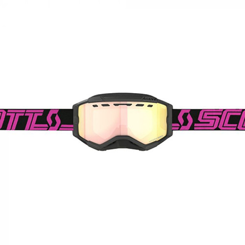 Scott 278605-1254348 Scott Fury Snowx Goggle Blk/Pink - 'Enh' Rose Chr Lens